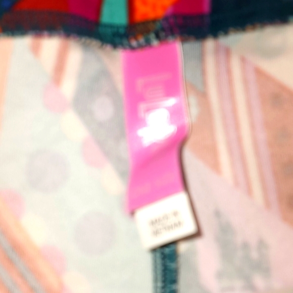 Disney LLR Its a Small World Legging-Orange Mix-#1439 - Picture 5 of 9